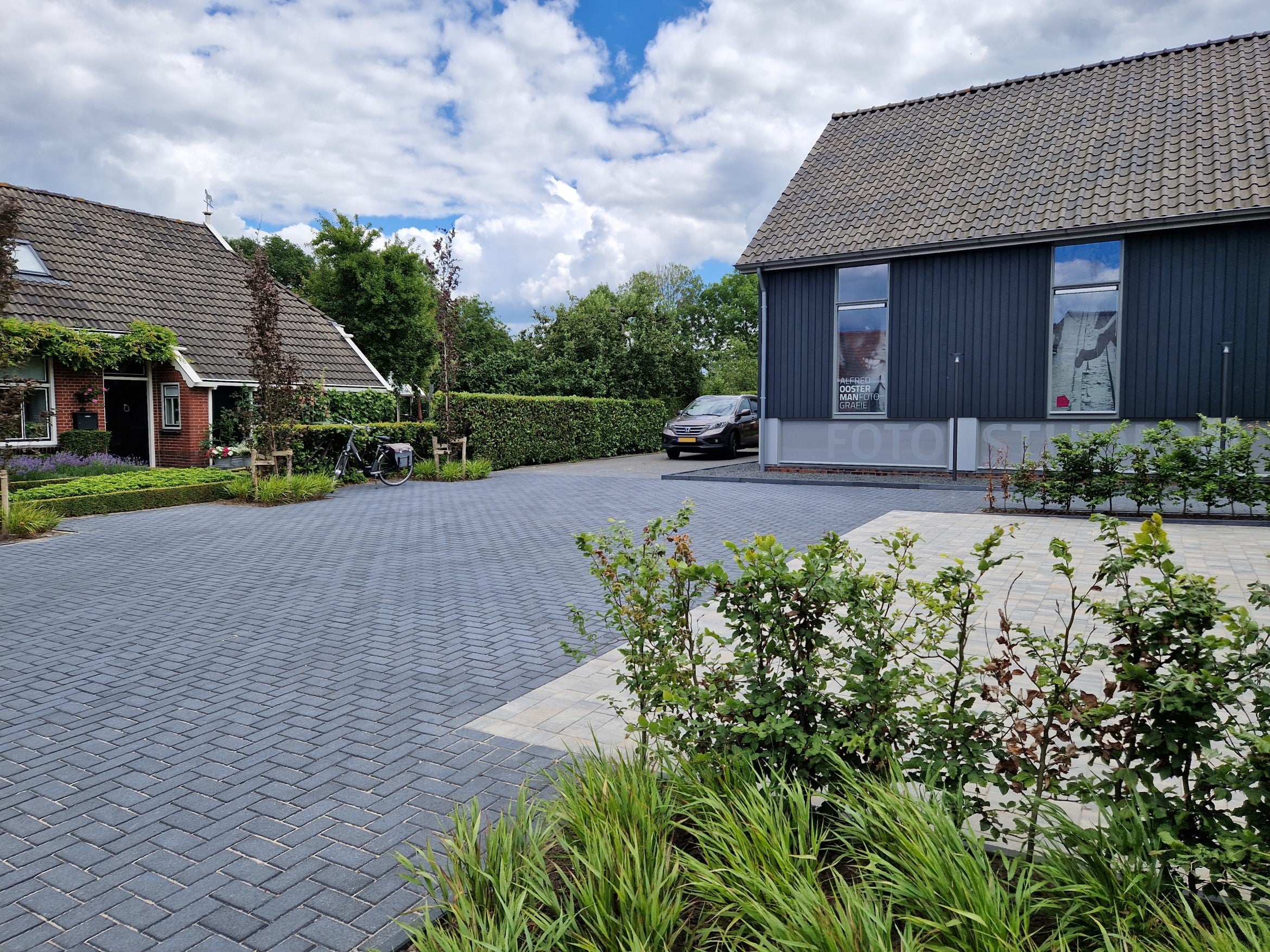 Betonstraatsteen 8 cm antraciet komo