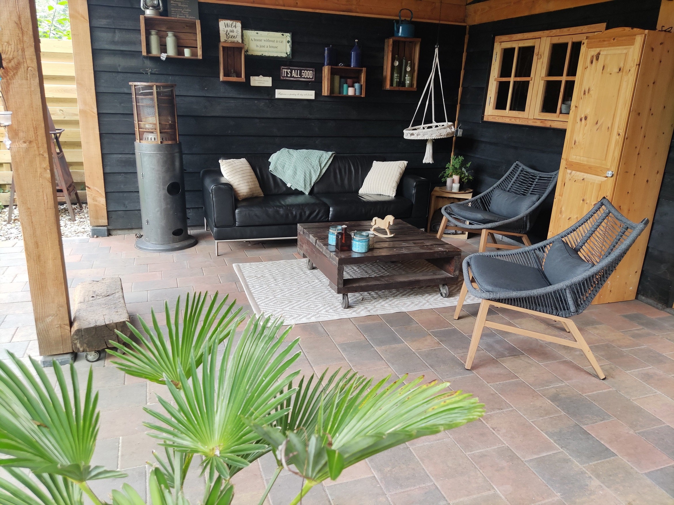 Straksteen 20x30x6 cm oud bruin