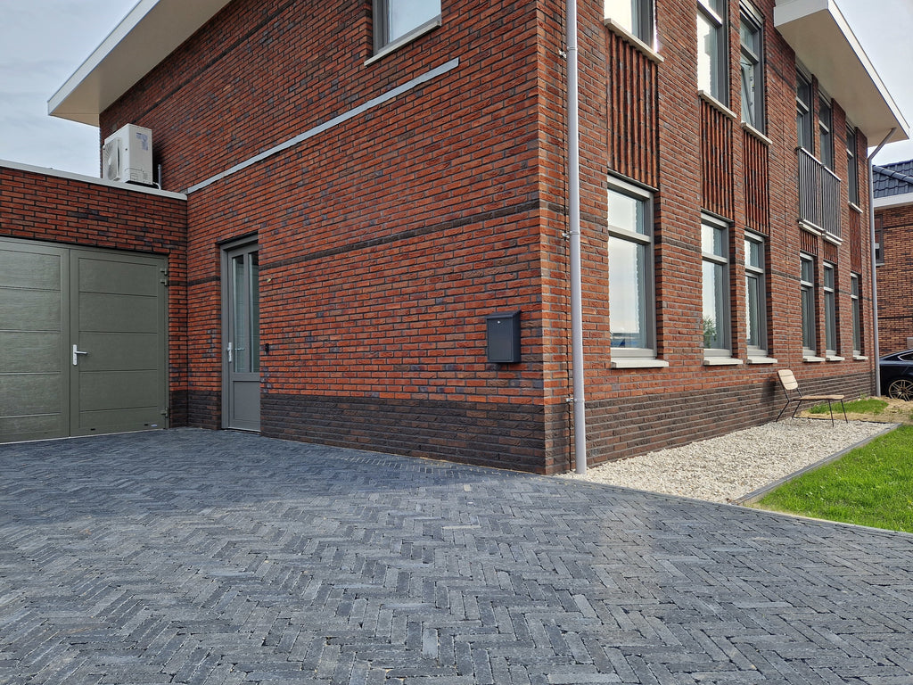 Stonique trommel waalformaat 7 cm antraciet