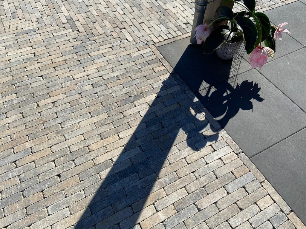 Stonique trommel waalformaat 7 cm musselkalk