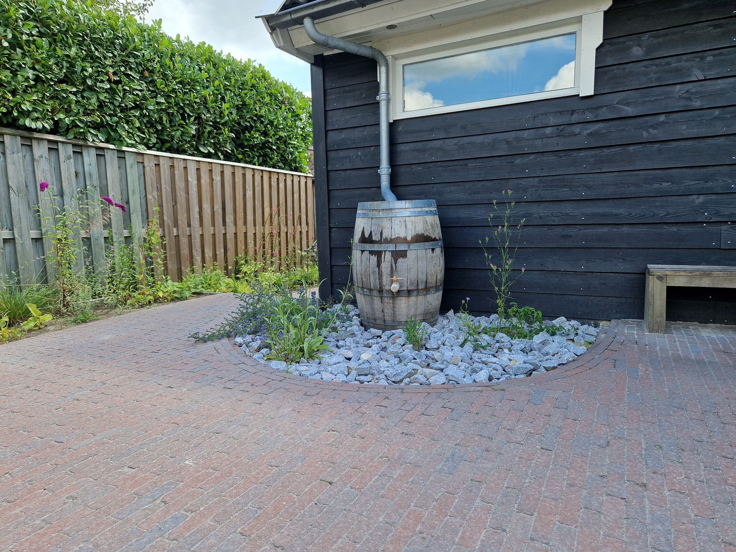 Stonique trommel waalformaat 7 cm oud emmen