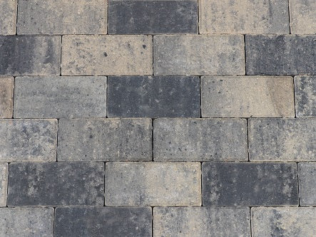 Betonstraatsteen 8 cm grijs/zwart komo – zwart – productfoto 1