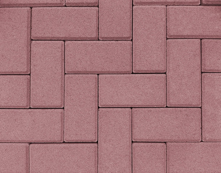 S-top betonstraatsteen 8 cm paars machinaal pakket komo