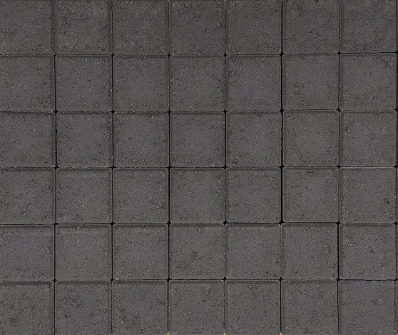 Betonstraatsteen half 8 cm antraciet – antraciet – productfoto 1