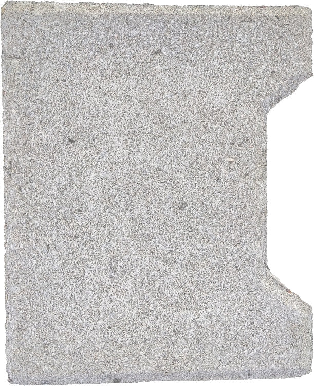 H-verbandsteen begin/eind 8 cm grijs – grijs – productfoto 1