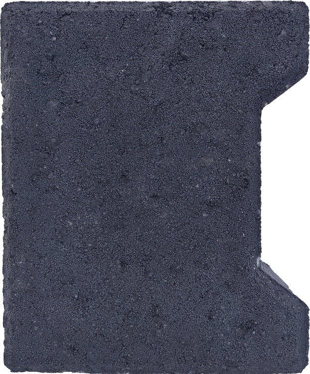 H-verbandsteen begin/eind 8 cm antraciet – antraciet – productfoto 1